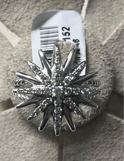 (79152) PETITE STARBURST CABLE RING DAVID YURMAN
