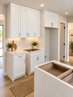 White Shaker Kitchen Cabinets