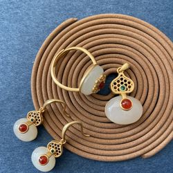 Jade Jewelry Set 