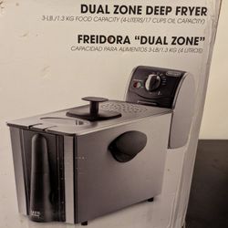 Two Zone Deep Fryer (NIB)