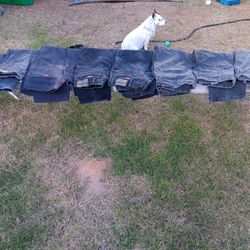 8# Pair Blue Jeans Levi  Wrangler Dickies Rustler