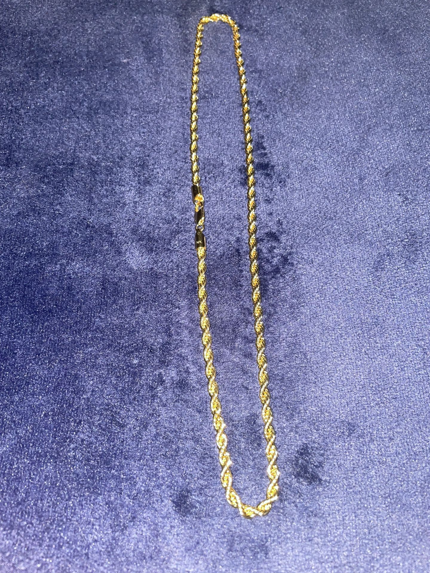14k gold rope chain