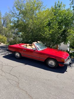1986 560 SL mercedes convertible