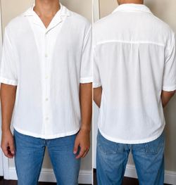 Zara White Short Sleeve