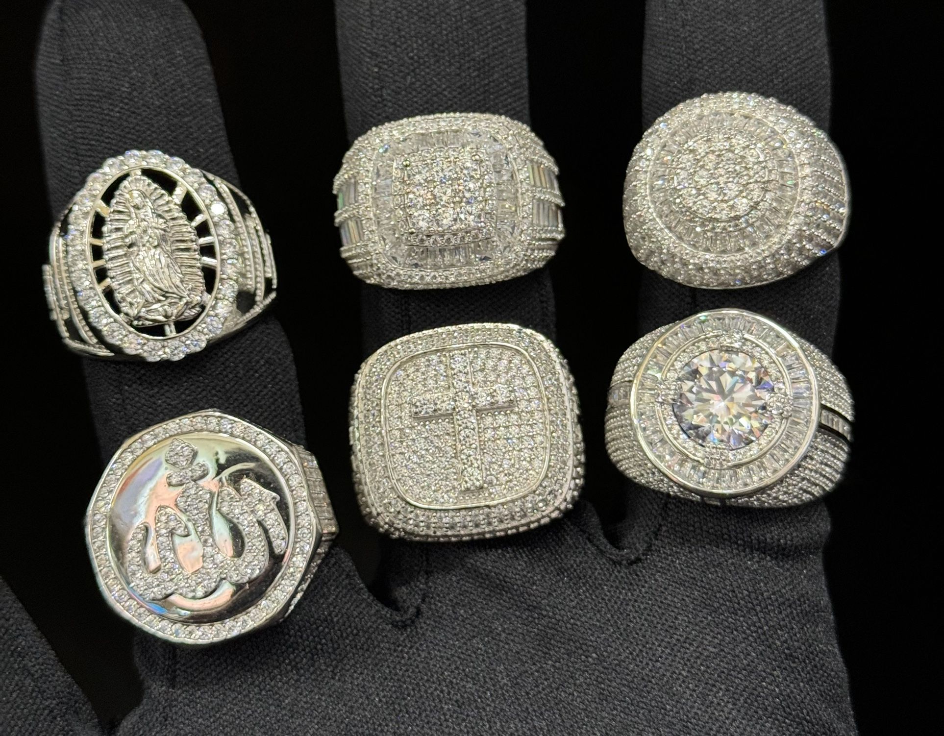 925 Sterling Silver Men’s Assorted Rings