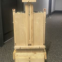French Box Easel & Companion Trunk