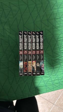 Volume 21-26 jujutsu kaisen manga