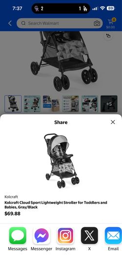 2 cloud sports stroller