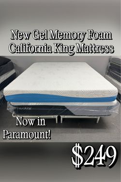 New Gel Memory Foam California King Mattress