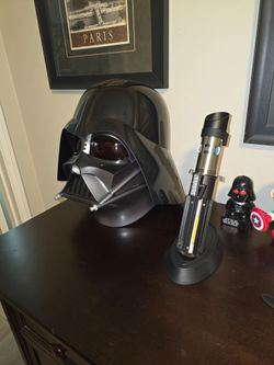 Black Series Darth Vader Helmet & Disney Darth Vader Lightsaber