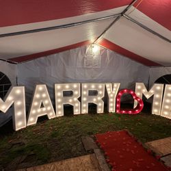 Marquee Letters 4Ft With Lights 