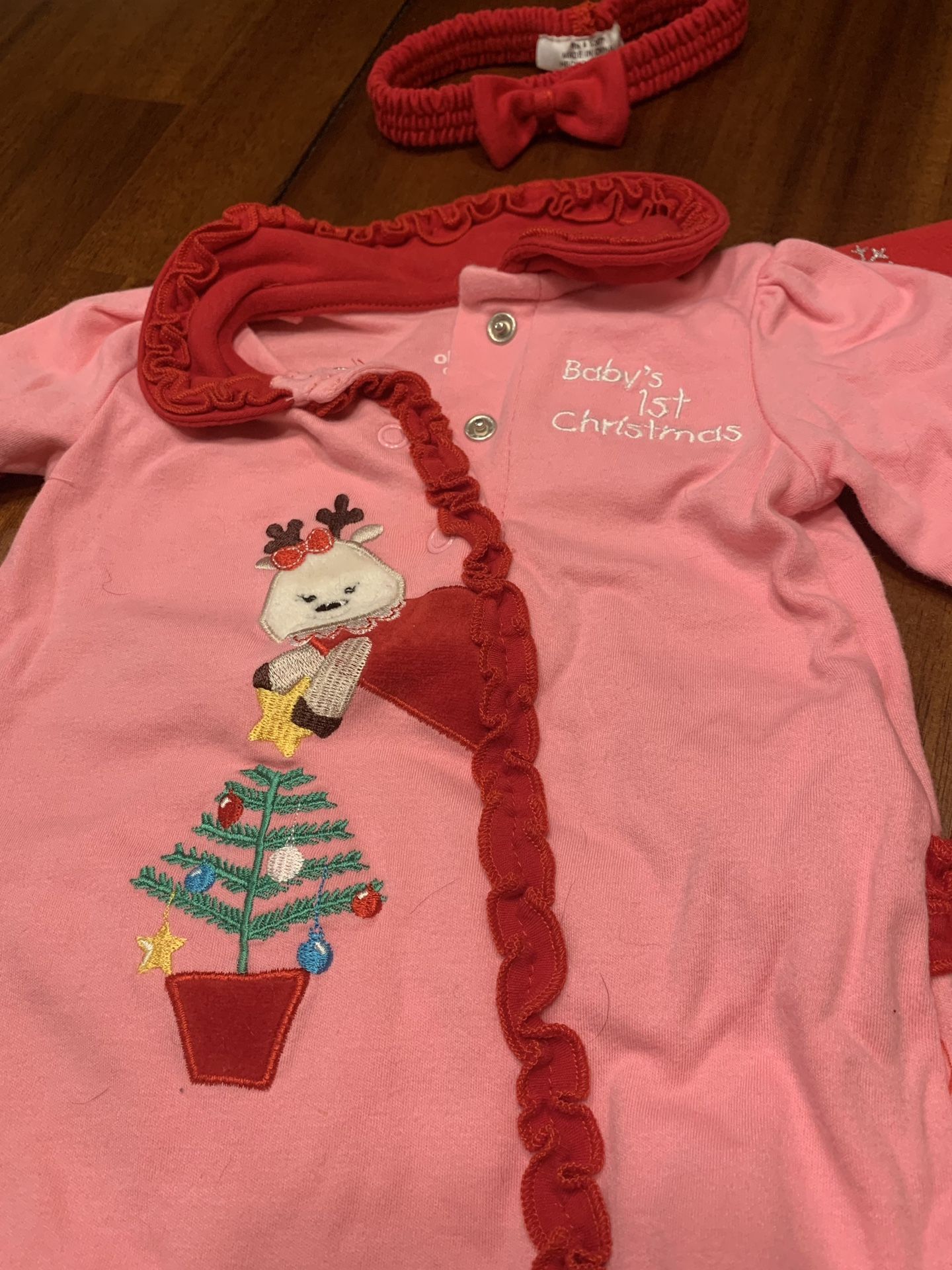 Baby girl Christmas jammies