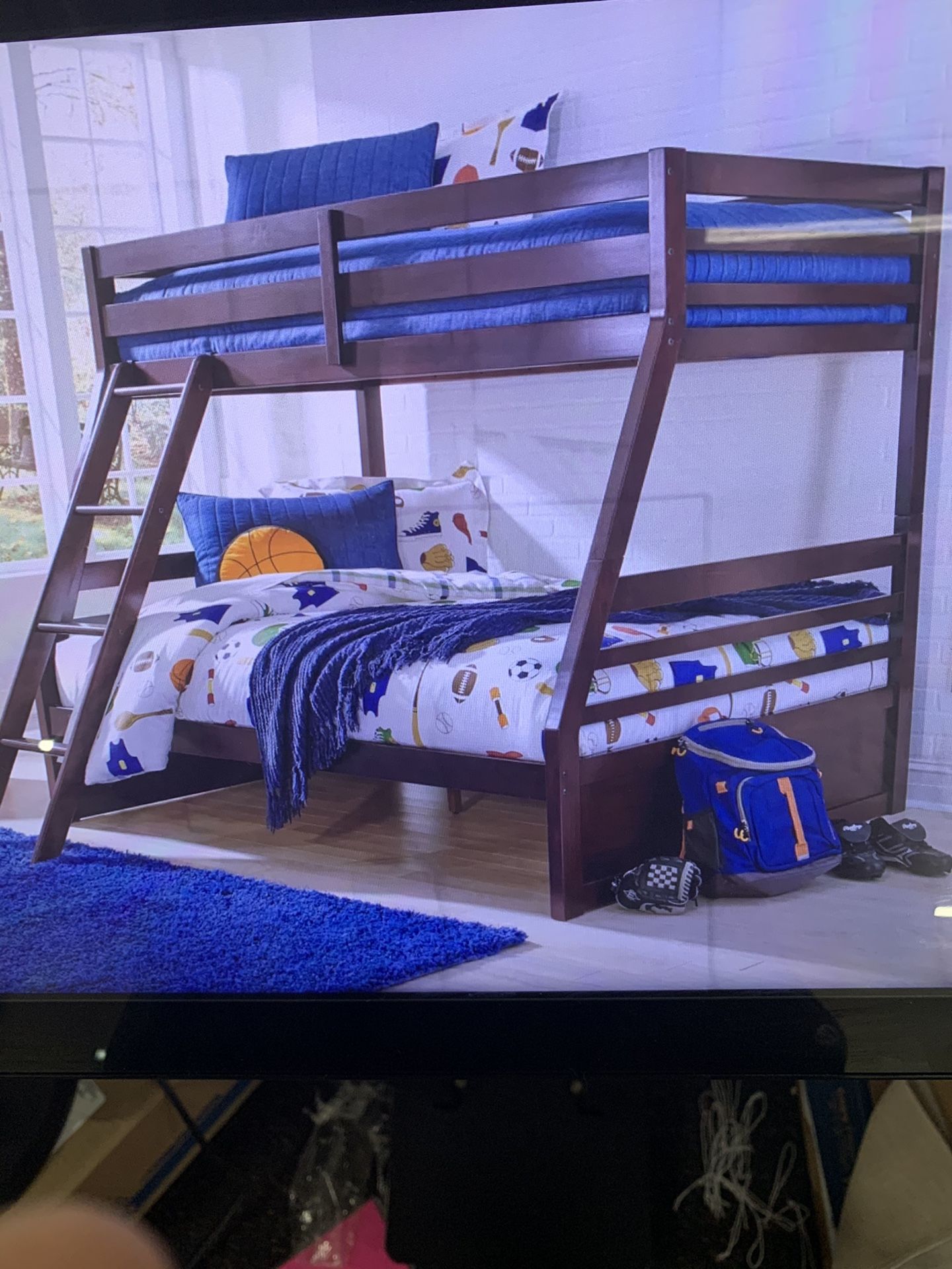 Twin over full bunk bed on Sale