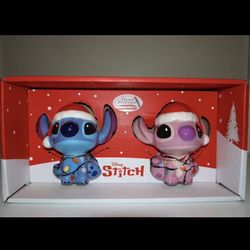 Stitch and Angel salt shakers