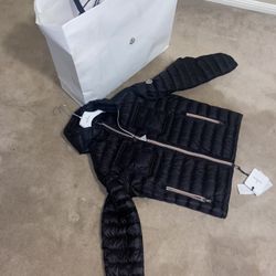 Black Moncler Coat