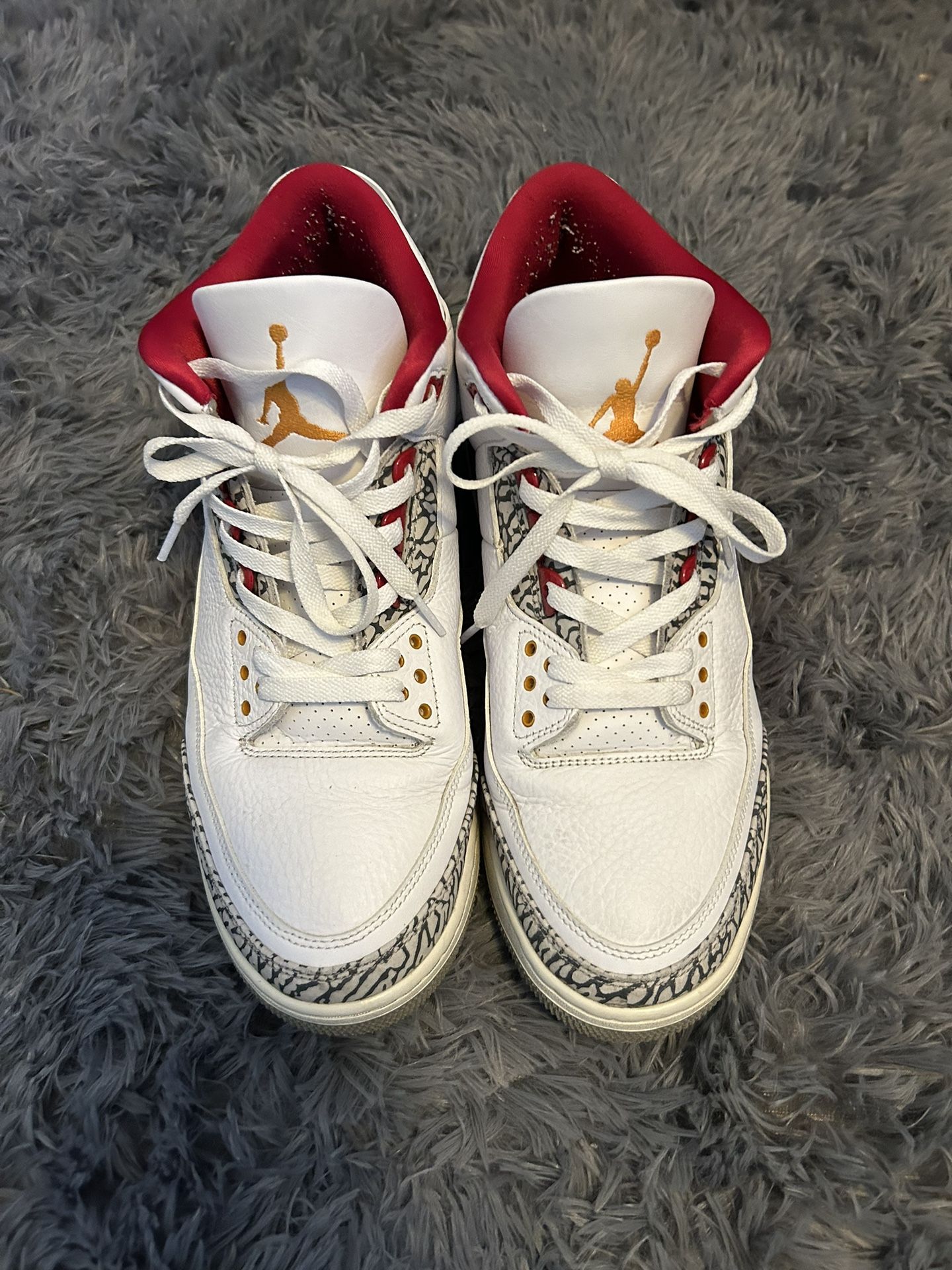 Size 13 Jordan 3 Cardinal Red 