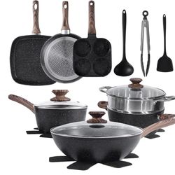Pick up from Mount Juliet 37122..New 17pc cookware set with box..excellent condition