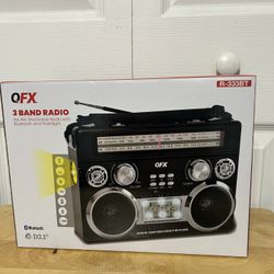 QFX 3band Bluetooth Radio 