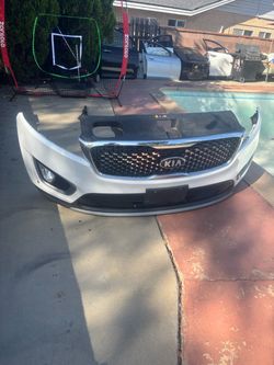 COMPLETE FRONT BUMPER 2018 KIA SORENTO (WHITE)