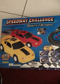 VINTAGE speedway racer with all items WORKS