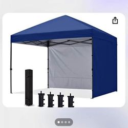 Canopy Instantánea 10x10 Con Dos Paredes Y Pesas Bolsa Incluida