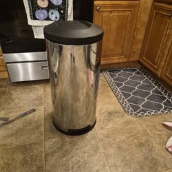 Stainless Steel Trash Can (Lift Lid)