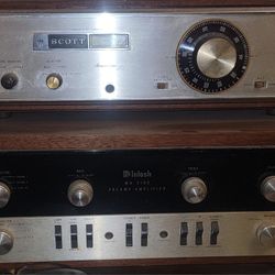 Old School Working Collectors Tuner And Pre Amp