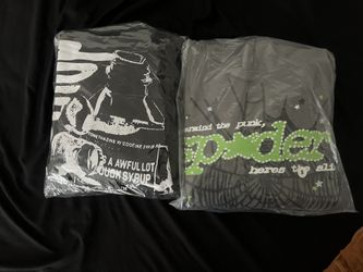 Spider Hoodie And Awful Lotta Cough Syrup Hoodie