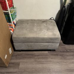 Grey Ottoman 