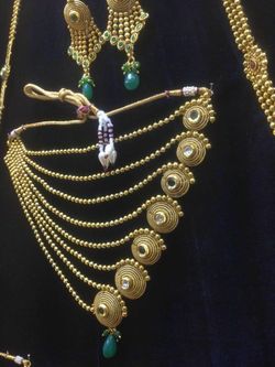 Womens Gold Plated Set Pakistani Indian