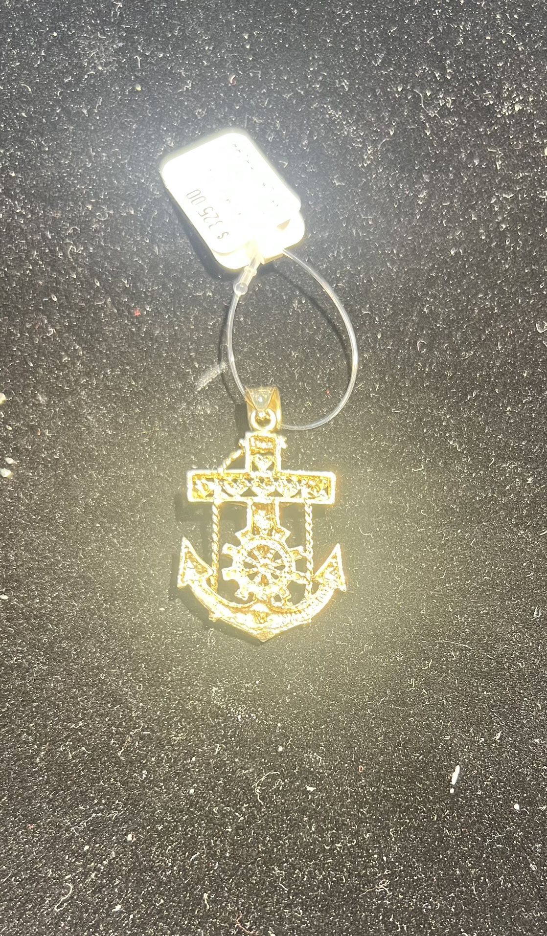 10k 5.1grms Anchor Jesus Pendant
