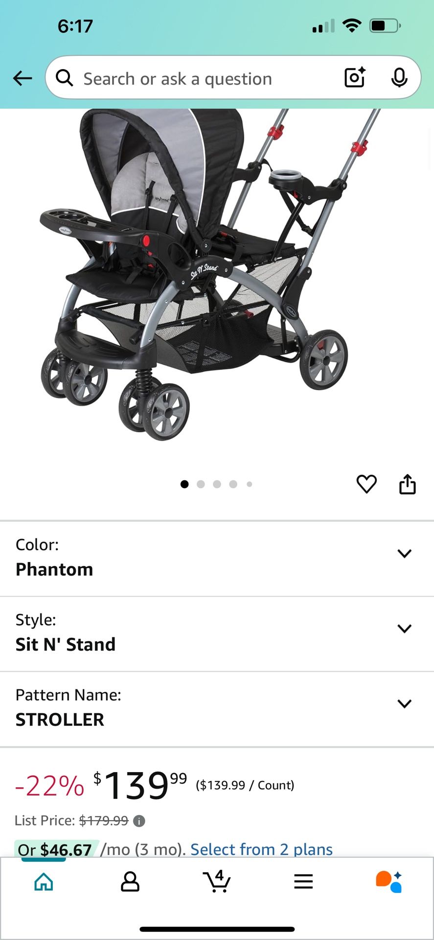 Baby Trend Sit N Stand Stroller