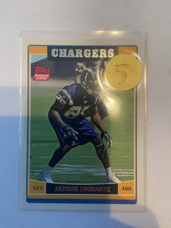 Antonio Cromartie Chargers Topps Rookie Card 