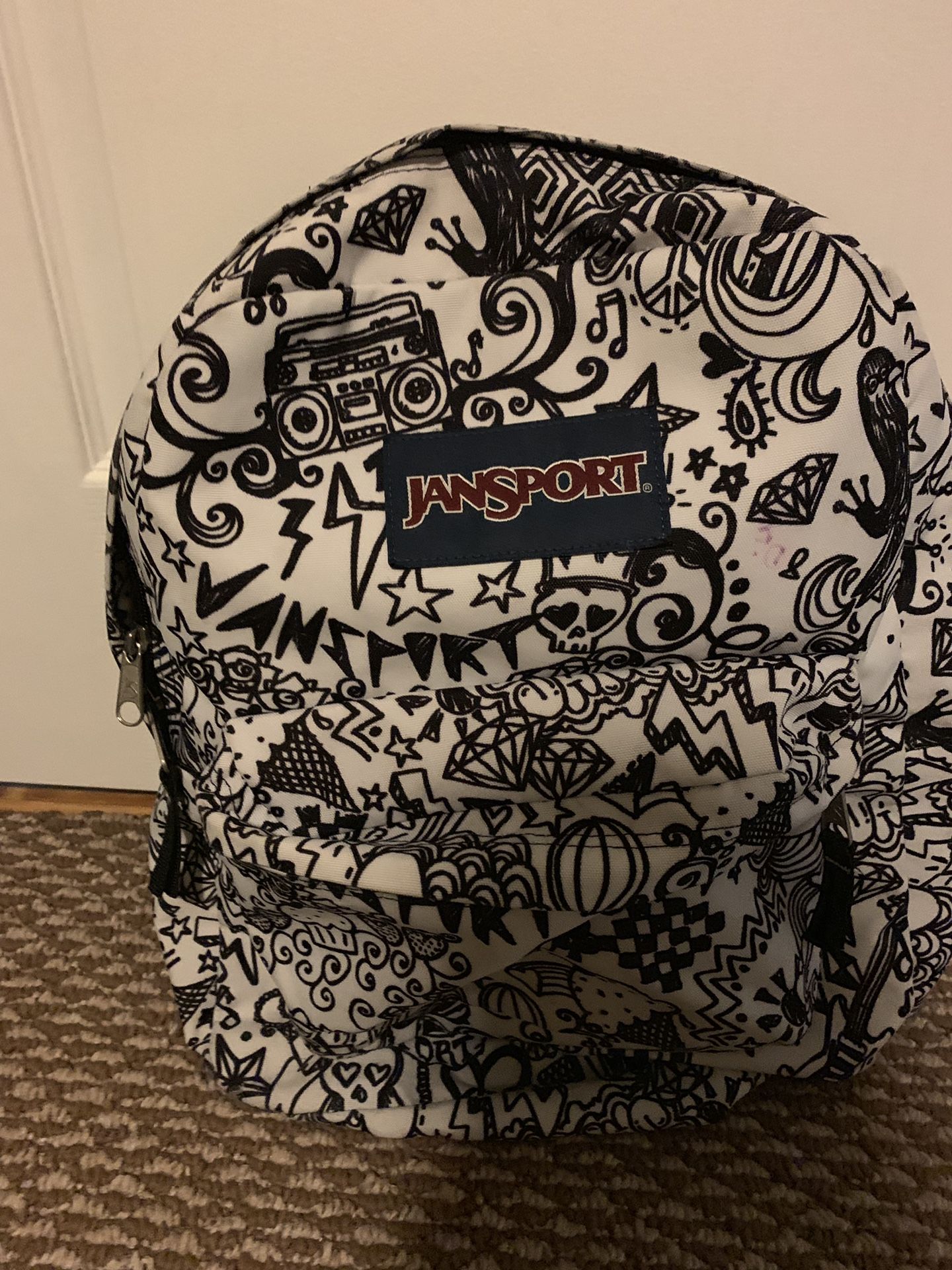 JANSPORT single zipper backpack