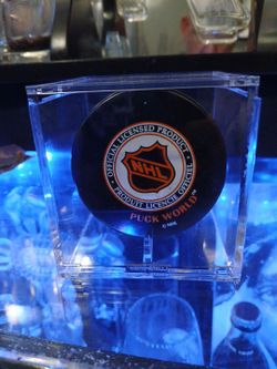 A game puck Mighty Ducks
