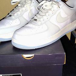 NIKE AIR FORCE 1 '07 - PHOTON DUST/SAIL, SIZE 14