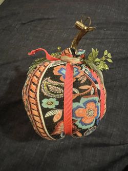 Small Handmade UpCycled Pumpkin