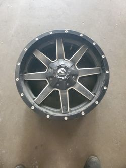 Set Of Fuel Wheels 6 Lug Universal Pattern