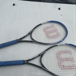 2 Wilson Tennis Rackets