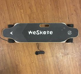 WeSkate H2S Electric Skateboard 12mph - Charges & Rides Perfectly + Charger & 5 Adapters