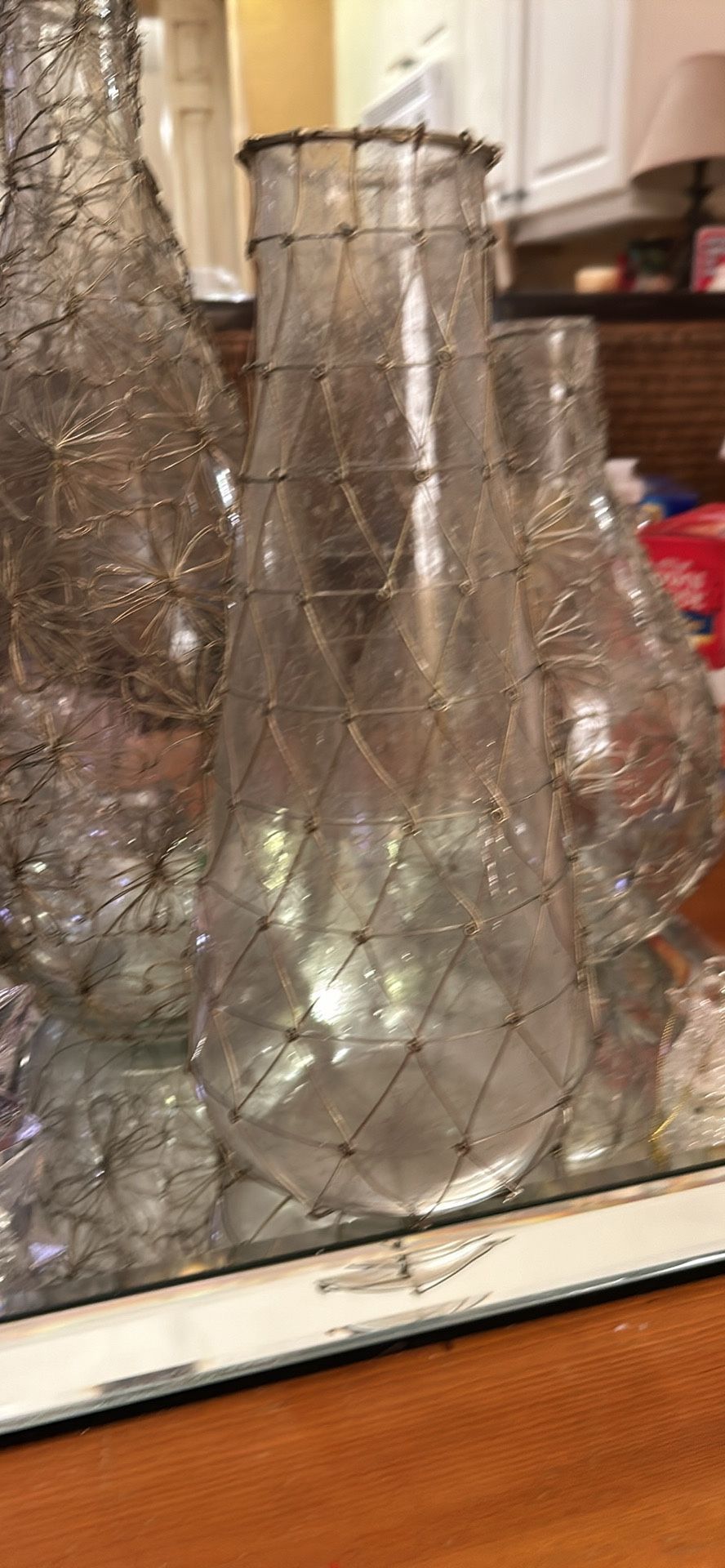 Base Wire Wrapped Antique, One Of A Kind