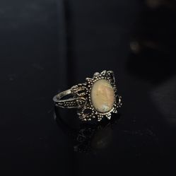 Silver Pearl Color Ring 