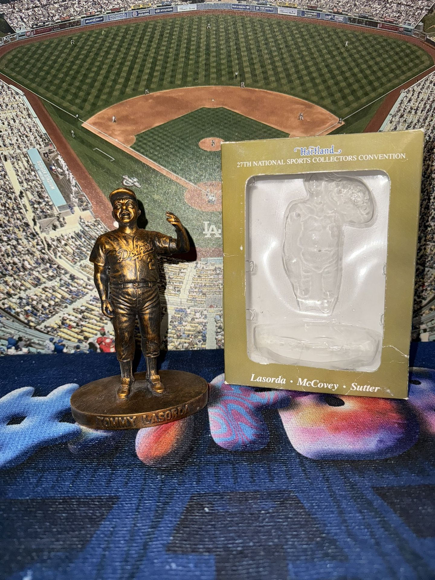 Dodgers Bobbleheads Bobble Heads Tommy Lasorda Statue  