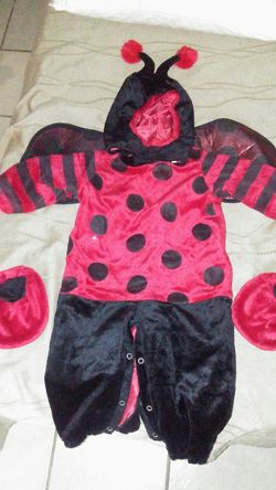 Ladybug costume size medium babies