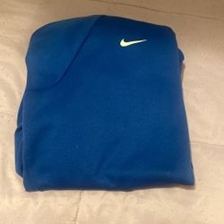 Blue, Nike Hoodie, Medium-Large 