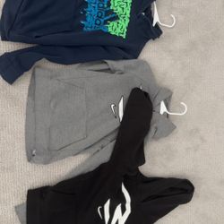 3 Medium Kid Sized Hoodies