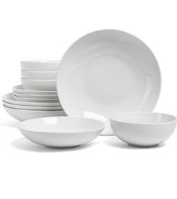 Porcelain Dish, Bowls Dinner  Coupe Dinnerware  Set - Porcelain Dishes - 