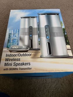 Indoor/Outdoor wireless speaker.
