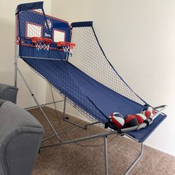 Pop-A-Shot Dual Shot Sport | 2-Hoop Indoor Electronic Arcade Basketball Excellent Condition Like New