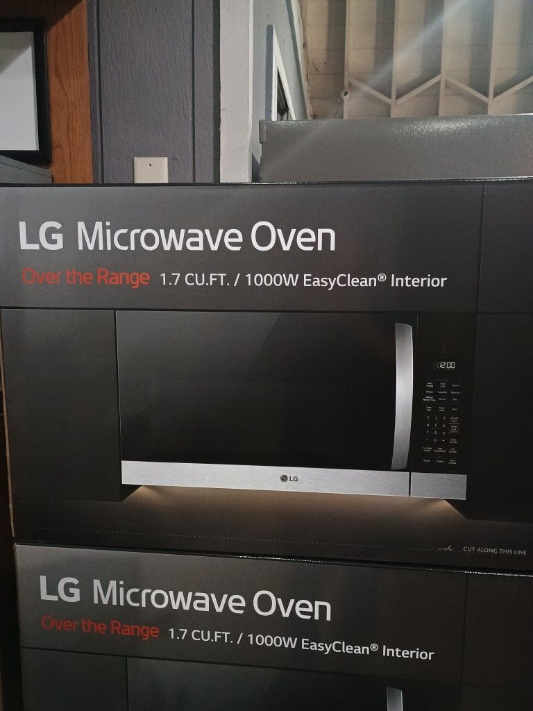LG MICROWAVE OVEN 1.7 CU FT EASYCLEAN